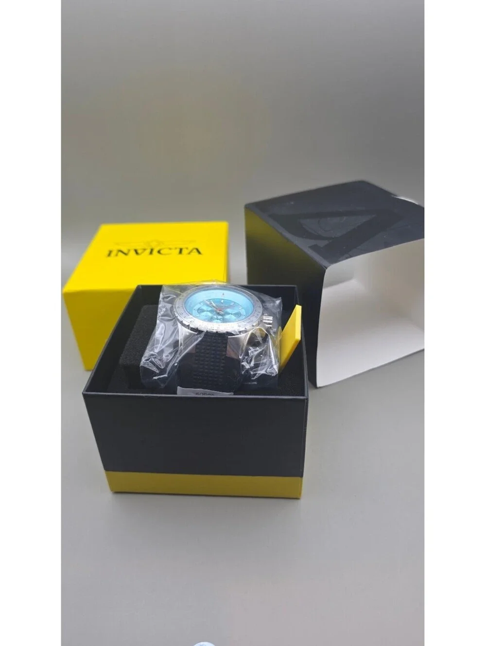 Invicta Aviator Skyshock 50mm Mens Quartz Watch w/Blue Dial